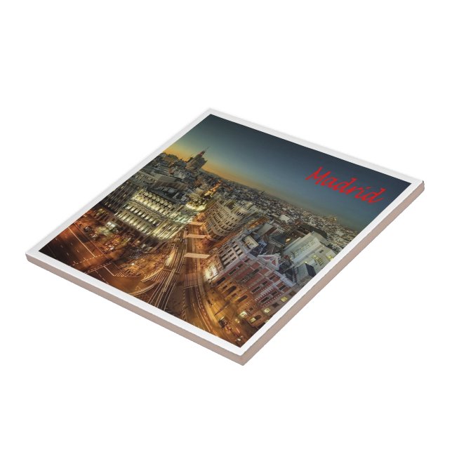 zES118 MADRID City, Spain, Europe, Tile (Side)