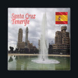 zES138 TENERIFE Santa Cruz Plaza de Espana, Fridge Magnet<br><div class="desc">Here you will find the souvenir of your vacation. (zES138 TENERIFE Santa Cruz Plaza de Espana Fridge magnet). Amaze friends and relatives with the unique souvenirs from your great trip. Try us. #LeoPepeDesign - europe spain canaries canary islands, europe spain, leopepedesign, travel trip photo tourism, gift souvenir gadget fridge magnet....</div>