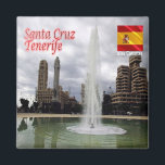 zES138 TENERIFE Santa Cruz Plaza de Espana, Fridge Magnet<br><div class="desc">Here you will find the souvenir of your vacation. (zES138 TENERIFE Santa Cruz Plaza de Espana Fridge magnet). Amaze friends and relatives with the unique souvenirs from your great trip. Try us. #LeoPepeDesign - europe spain canaries canary islands, europe spain, leopepedesign, travel trip photo tourism, gift souvenir gadget fridge magnet....</div>