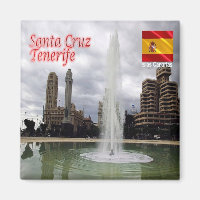 zES138 TENERIFE Santa Cruz Plaza de Espana, Fridge