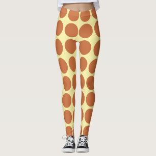 Zest Cream Neutral Dots Leggings