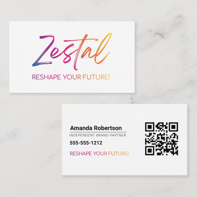 Zestal Business Card (Front/Back)