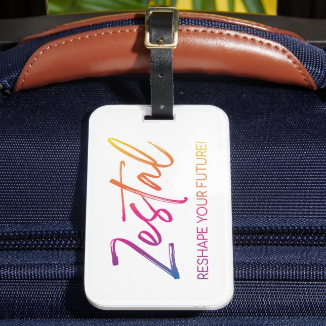 Zestal Trim Luggage Tag (Front Insitu 2)
