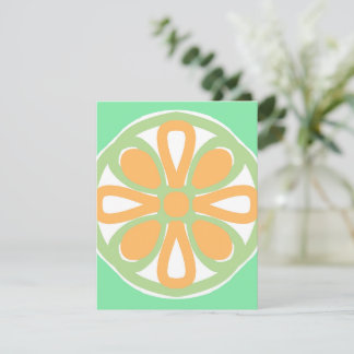 Zesty citrus RSVP card