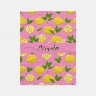 Zesty Lemon Blanket For Babies, Kids and Adults