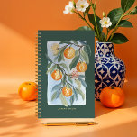 Zesty Orange Citrus Tree Botanical Fruit Orchard Planner<br><div class="desc">Introducing our Zesty Orange Citrus Tree Botanical Fruit Orchard Planner, a vibrant and functional way to organise your days while celebrating the natural beauty of citrus orchards. This planner features our handprinted gouache illustration of a blossoming orange tree, bringing the fresh, invigorating energy of a sunlit orchard to your desk...</div>