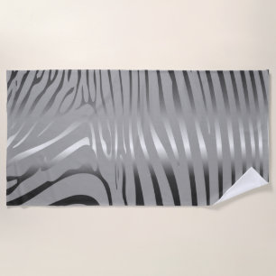 Zesty Zebra Beach Towel