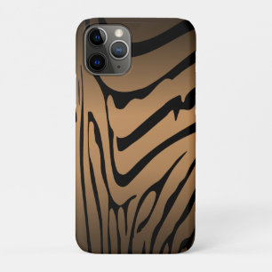 Zesty Zebra Brown Case-Mate iPhone Case