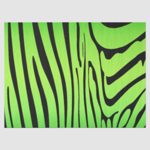 Zesty Zebra Green Tissue Paper