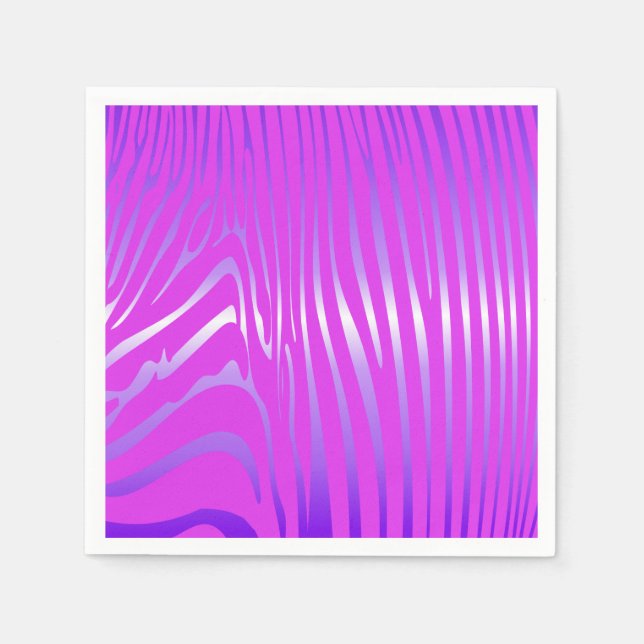 Zesty Zebra Pink Napkins (Front)
