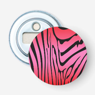 Zesty Zebra Red Bottle Opener