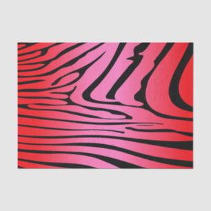 Zesty Zebra Red Tissue Paper