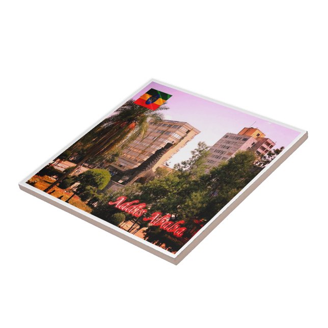 zET003 ADDIS ABABA, High rise Buildings, Tile (Side)