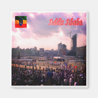 zET005 ADDIS ABABA, Meskal Square, Ethiopia,Fridge Magnet