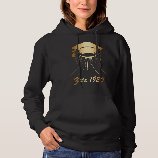 Zeta 1920 African American Historically Black Hbcu Hoodie (Front)