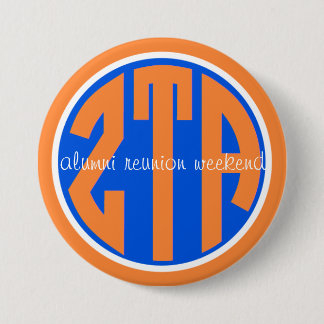 zeta reunion original 7.5 cm round badge