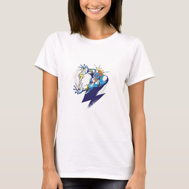 Zeus God - Cartoon Design T-Shirt (Front)