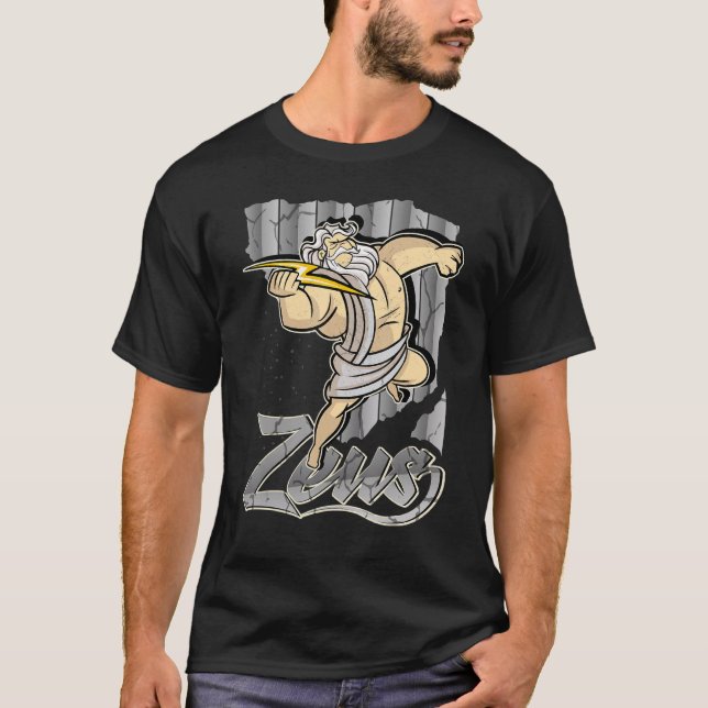 Zeus Greek GodHero Costume Training War T-Shirt (Front)