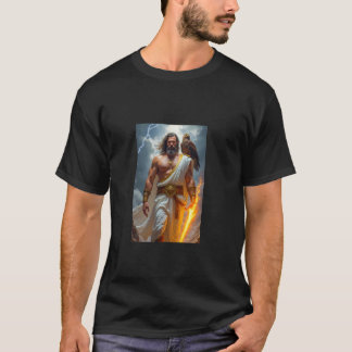 Zeus Greek mythology king of the gods sky and thun T-Shirt
