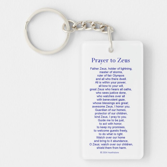 Zeus Keychain (Front)