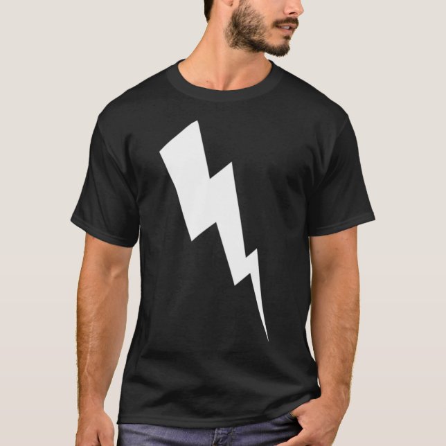 zeus lightening bolt T-Shirt (Front)