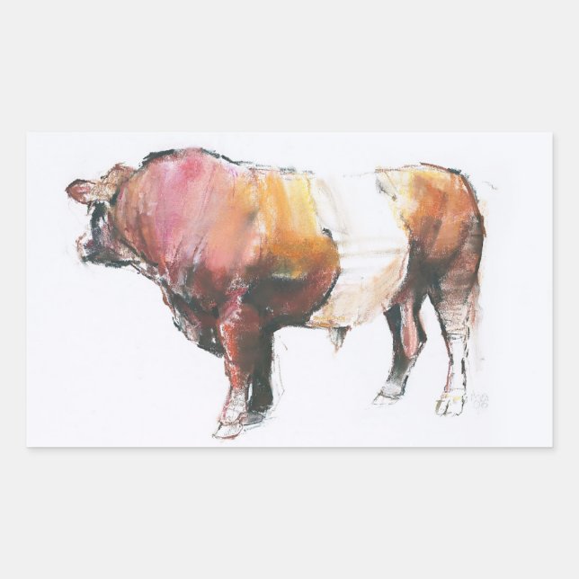 Zeus Rectangular Sticker (Front)