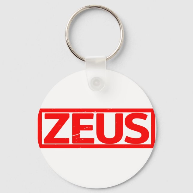 Zeus Stamp Key Ring (Front)