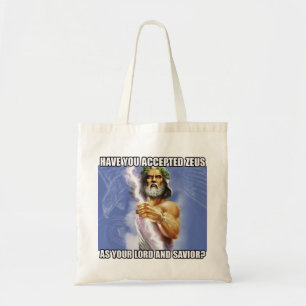 Zeus tote bag