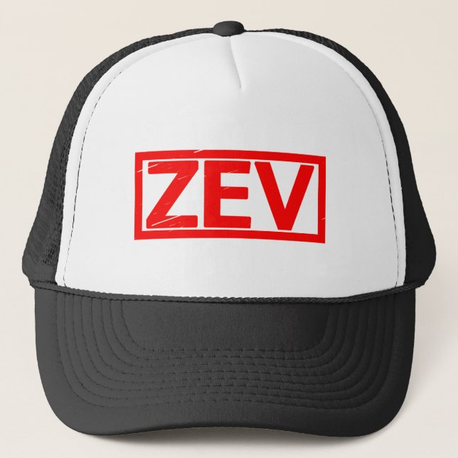 Zev Stamp Trucker Hat (Front)
