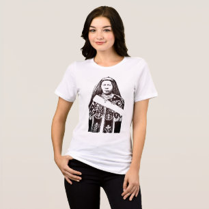 Zewditu Ethiopian Empress ዘውዲቱ የኢትዮጲያ ንግስት Tri-Blend Shirt