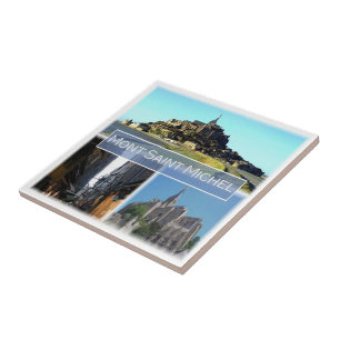 zFR029  MONT SAINT MICHEL, Normandy, Tile
