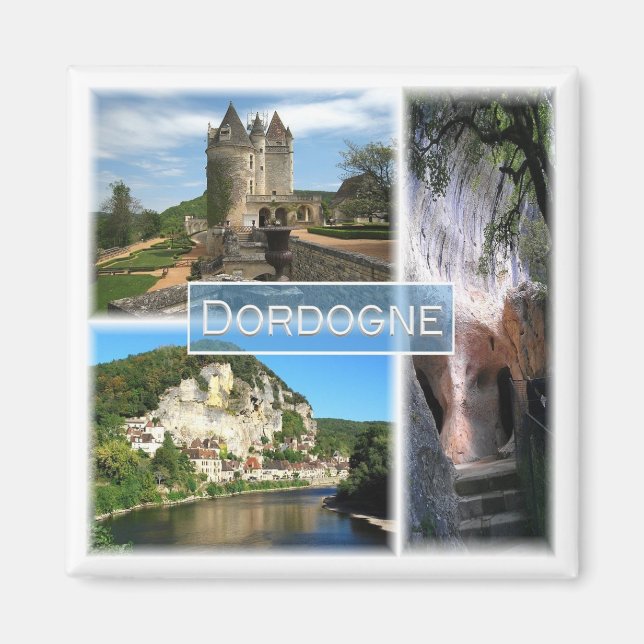 zFR033 DORDOGNE, France, Fridge Magnet (Front)