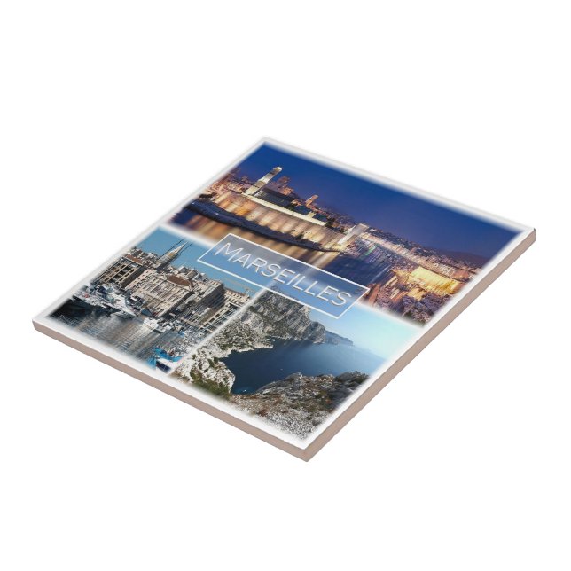 zFR036 MARSEILLES, France, Tile (Side)