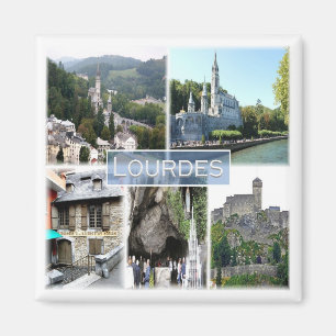 zFR038 LOURDES, France, Fridge Magnet