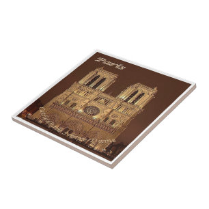 zFR061 NOTRE DAME Paris, France, Tile