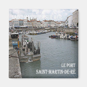 zFR071 SAINT-MARTIN-DE-RÉ LE POR, French Riviera, Magnet