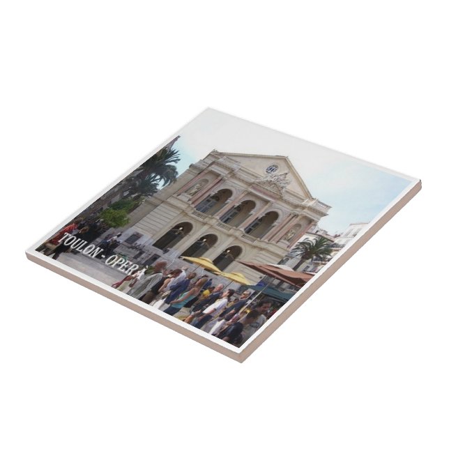 zFR077 TOULON-OPERA, French Riviera, Tile (Side)