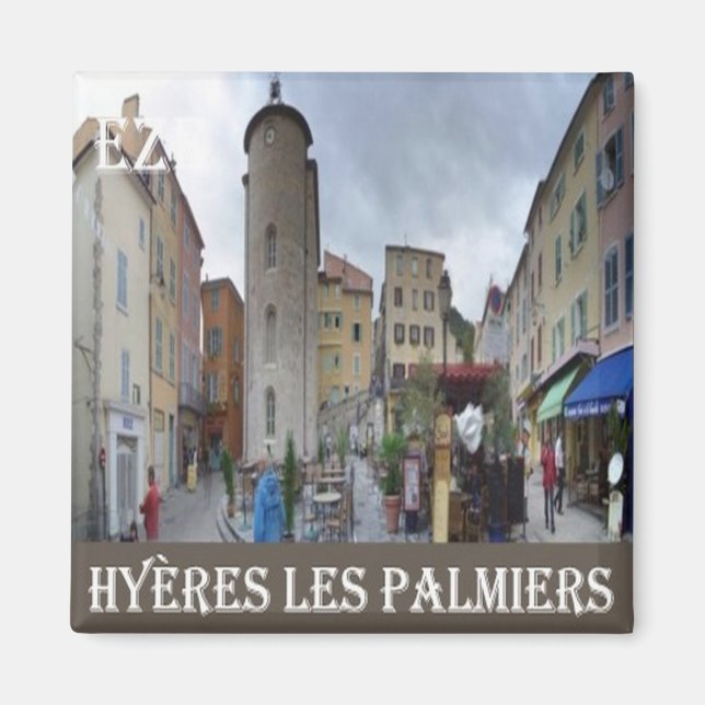 zFR095 HYÈRES LES PALMIERS, French Riviera, Fridge Magnet (Front)