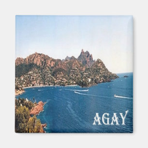 zFR108 AGAY French Riviera, France, Fridge Magnet