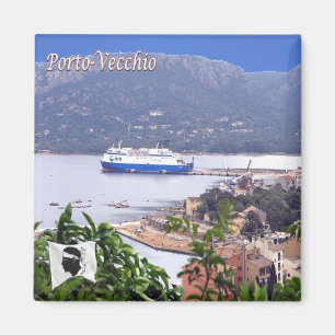 zFR119 PORTO VECCHIO, Corsica, Fridge Magnet