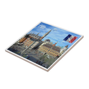 zFR136 panorama of LILLE, France, Europe, Tile