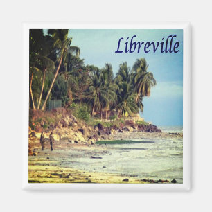 zGA008 LIBREVILLE, Gabon, Africa, Fridge Magnet
