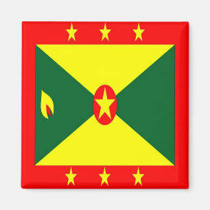 zGD001 GRENADA, FLAG, America, Fridge Magnet