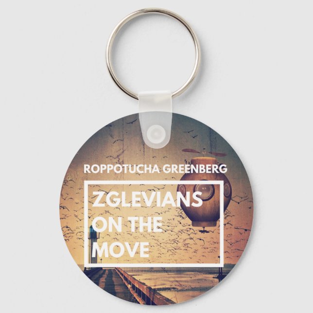 Zglevians on the Move Keychain (Front)