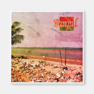 zGM006 BANJUL, Gambia, Africa, Fridge Magnet