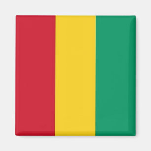 zGN001 GUINEA FLAG, Africa, Fridge Magnet