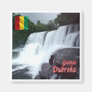 zGN005 DUBREKA FALLS, Guinea, Africa, Fridge Magnet