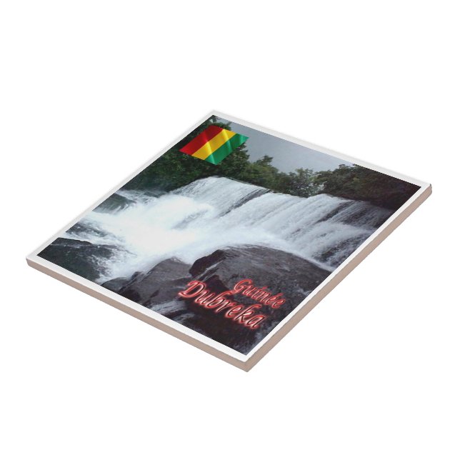 zGN005 DUBREKA FALLS, Guinea, Africa, Tile (Side)