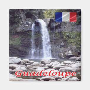 zGP005 GUADELOUPE, Carbet Falls, America, Fridge Magnet