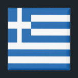zGR001 Greece, GREEK FLAG, Fridge Magnet<br><div class="desc">Here you will find the souvenir of your vacation. (zGR001 Greece,  GREEK FLAG Fridge magnet). Amaze friends and relatives with the unique souvenirs from your great trip. Try us. #LeoPepeDesign - europe greece,  leopepedesign,  travel trip photo tourism,  gift souvenir gadget fridge magnet.</div>